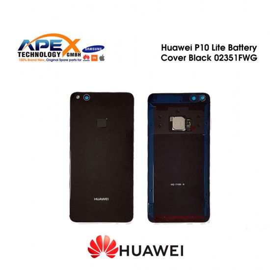 Huawei P10 Lite (VTR-L21A) Battery Cover Black 02351FWG