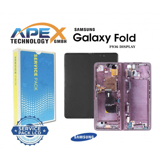 Samsung Galaxy SM-F936 (Z Fold 4 5G 2022) BURGUNDY INNER Display module LCD / Screen + Touch GH82-29461D OR GH82-29462D OR GH82-29463D