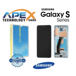 Samsung Galaxy SM-G980/G981 (S20 4G/5G 2020) BLUE (NO CAMERA) Display module LCD / Screen + Touch - GH82-31432D OR 31433D