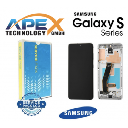 Samsung Galaxy SM-G980/G981 (S20 4G/5G 2020) WHITE (NO CAMERA) LCD Display module LCD / Screen + Touch - GH82-31432B OR 31433B