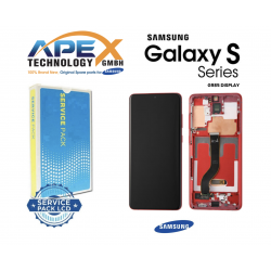 SAMSUNG GALAXY S20 PLUS 4G/5G 2020 (G985/G986) Display module LCD / Screen + Touch RED (NO CAMERA) LCD GH82-31441G