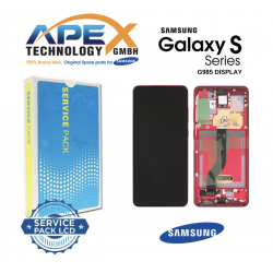 Samsung Galaxy SM-G985/G986 (S20 plus 4G/5G 2020) RED (WITH CAMERA) Display module LCD / Screen + Touch GH82-22134G OR GH82-22145G