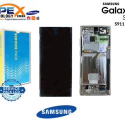 Samsung SM-S911 Galaxy S22 Display module LCD / Screen + Touch Beige GH82-30481B   