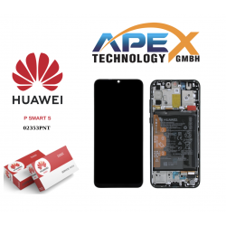 Huawei P Smart S / Y8p (2020) BLACK LCD Display module LCD / Screen + Touch + Battery 02353PNT