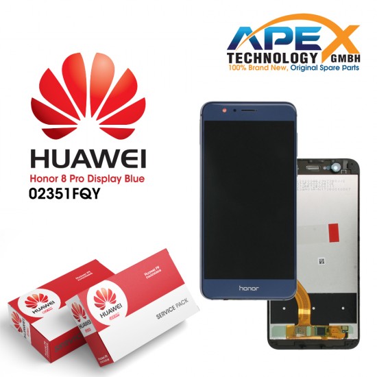 Huawei Honor 8 Pro, Honor V9 (DUK-L09) Display module LCD / Screen + Touch Blue 02351FQY