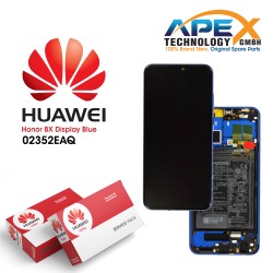 Huawei Honor 8X (JSN-L21) Display module LCD / Screen + Touch + Battery Blue 02352EAQ