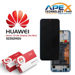 Huawei Honor 10 Lite LCD Display / Screen +Touch + Battery Assembly - Sky Blue - 02352HGU