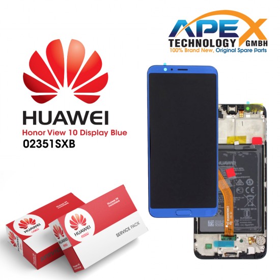 Huawei Honor View 10 (BKL-L09) Display module LCD / Screen + Touch + Battery Navy Blue 02351SXB