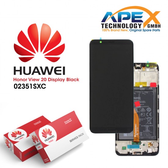 Huawei Honor View 10 (BKL-L09) Display module LCD / Screen + Touch + Battery Midnight Black 02351SXC