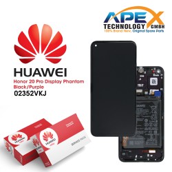 Huawei Honor 20 Pro Display module LCD / Screen + Touch + Battery - Phantom Black - 02352VKJ