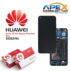 Huawei Honor 20 Pro Display module LCD / Screen + Touch + Battery - Phantom Blue - 02352VKL