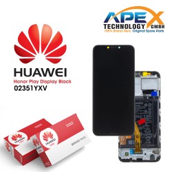 Huawei Honor Play (COR-L29) Display module LCD / Screen + Touch + Battery Midnight Black 02351YXV
