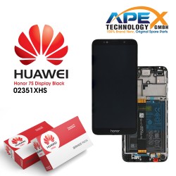 Huawei Honor 7S Display module LCD / Screen + Touch + Battery - Black - 02351XHS