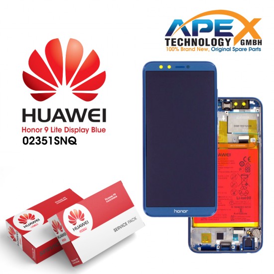 Huawei Honor 9 Lite (LLD-L31) Display module LCD / Screen + Touch + Battery Blue 02351SNQ