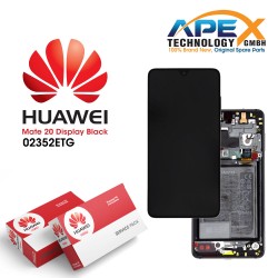 Huawei Mate 20 (HMA-L09, HMA-L29) Display module LCD / Screen + Touch + Battery Black 02352ETG