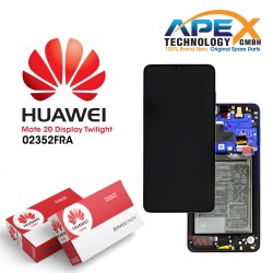 Huawei Mate 20 (HMA-L09, HMA-L29) Display module LCD / Screen + Touch + Battery Twilight 02352FRA
