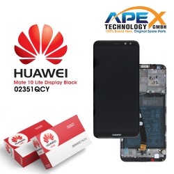 Huawei Mate 10 Lite (RNE-L01, RNE-L21) Display module LCD / Screen + Touch + Battery Black / Blue 02351QCY OR 02351PYX