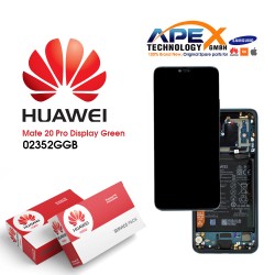 Huawei Mate 20 Pro Display module LCD / Screen + Touch + Battery Emerald Green - 02352GGB
