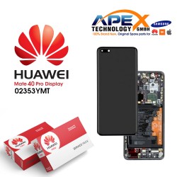 HuaweiMate 40 Pro NOH-NX9 Display module LCD / Screen + Touch + Frame + Battery Black 02353YMT