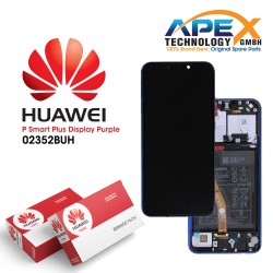 Huawei P smart+ (INE-LX1) Display module LCD / Screen + Touch + Battery iris Purple 02352BUH