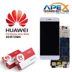 Huawei P10 (VTR-L09, VTR-L29) Display module LCD / Screen + Touch + Battery White 02351DQN