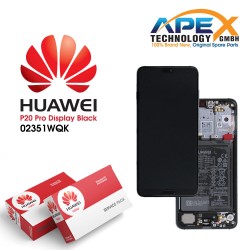 Huawei P20 Pro (CLT-L09, CLT-L29) Display module LCD / Screen + Touch + Battery Black 02351WQK