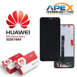 Huawei P20 (EML-L09, EML-L29) Display module LCD / Screen + Touch Black 02351WKF