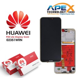 Huawei P20 Lite (ANE-L21) Display module LCD / Screen + Touch + Battery Gold 02351WRN