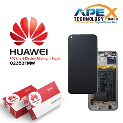 Huawei P40 Lite E (ART-L28 ART-L29) Display module LCD / Screen + Touch + Battery Midnight Black 02353FMW
