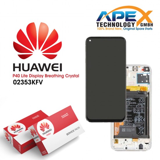 Huawei P40 Lite (JNY-L21A JNY-LX1) Display module LCD / Screen + Touch + Battery Breathing Crystal 02353KFV