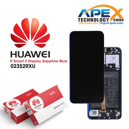 Huawei P smart Z (STK-L21) Y9 Prime 2019 (STK-L21) Display module LCD / Screen + Touch + Battery Sapphire Blue 02352RXU