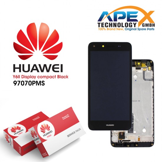 Huawei Y6 II Compact (LYO-L21) Display module LCD / Screen + Touch Grey 97070PMS