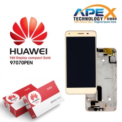 Huawei Y6 II Compact (LYO-L21) Display module LCD / Screen + Touch Gold 97070PEN