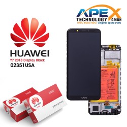 Huawei Y7 2018 (LDN-L01, LDN-L21) Display module LCD / Screen + Touch + Battery Black 02351USA