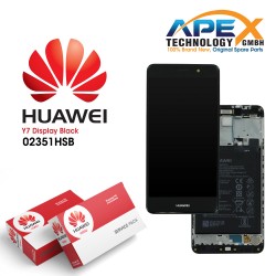 Huawei Y7 (TRT-L21) Display module LCD / Screen + Touch + Battery Grey 02351HSB