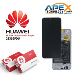 Huawei Y9 2019 (JKM-L23 JKM-LX3) Display module LCD / Screen + Touch + Battery Aurora Purple 02352FDU