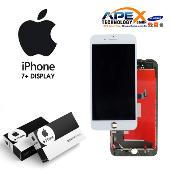 Display module LCD / Screen + Touch White for iPhone 7+