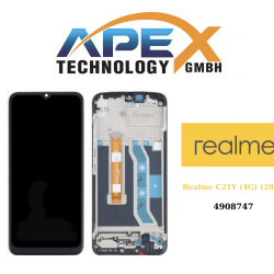 Realme C21Y (4G) (2021) BLACK LCD Display module LCD / Screen + Touch - 4908747