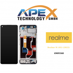 Realme 9i (4G) (2022) BLACK LCD Display module LCD / Screen + Touch - 4909568
