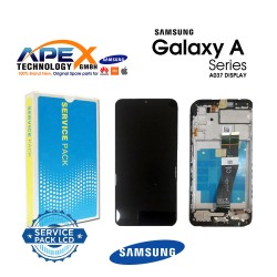 Samsung Galaxy A037F (A03s 2021) BLACK NON EU CODE (With Frame) Display module LCD / Screen + Touch GH81-21232A