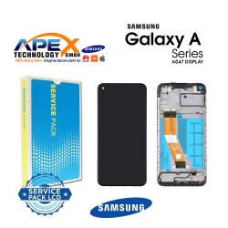 Samsung SM-A047F Galaxy A04s 2022 Display module LCD / Screen + Touch Black +Btry GH81-29802A