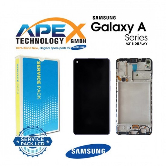 Samsung Galaxy A21 (SM-A215F) Display module LCD / Screen + Touch Black GH82-18223A OR GH82-21199A OR GH82-24641A OR GH82-24642A