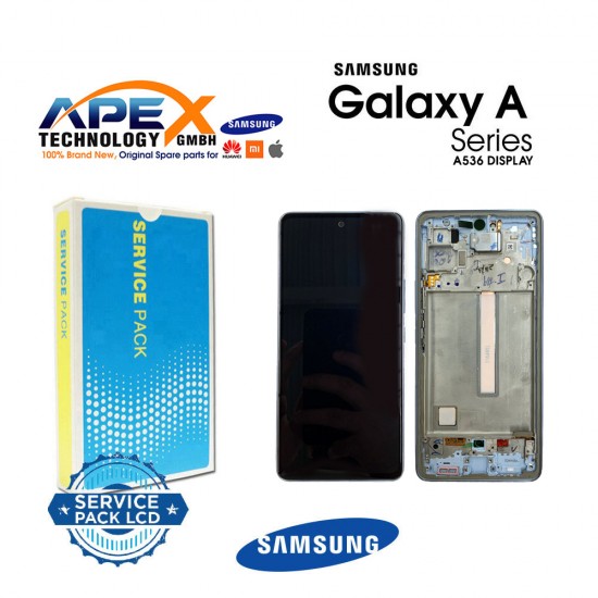 Samsung Galaxy A53 5G 2022 (SM-A536F) Display module LCD / Screen + Touch White GH82-28024B OR GH97-28025B