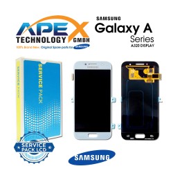 Samsung Galaxy A3 2017 (SM-A320F) Display module LCD / Screen + Touch Blue GH97-19732C