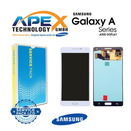 Samsung Galaxy A5 (SM-A500F) Display module LCD / Screen + Touch White GH97-16679A