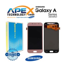 Samsung Galaxy A5 2017 (SM-A520F) Display module LCD / Screen + Touch Pink GH97-19733D
