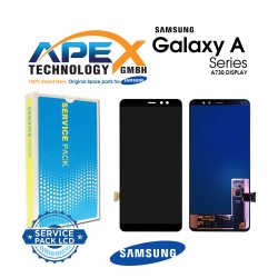 Samsung Galaxy A7+ 2017 (SM-A730F) Display module LCD / Screen + Touch Black GH97-21535A