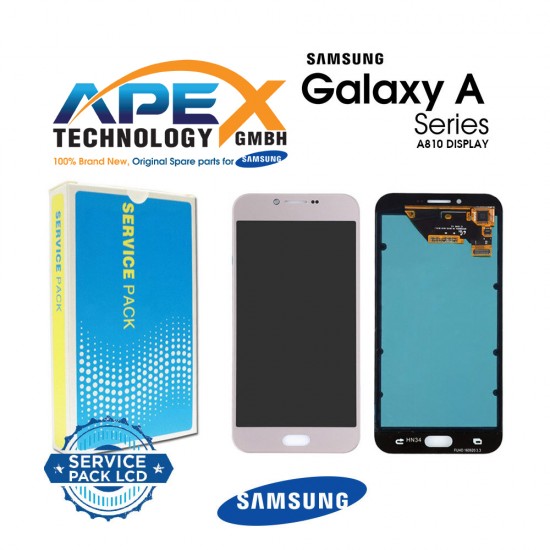 Samsung SM-A810 Galaxy A8 (2016) Display module LCD / Screen + Touch - Gold - GH97-19655D