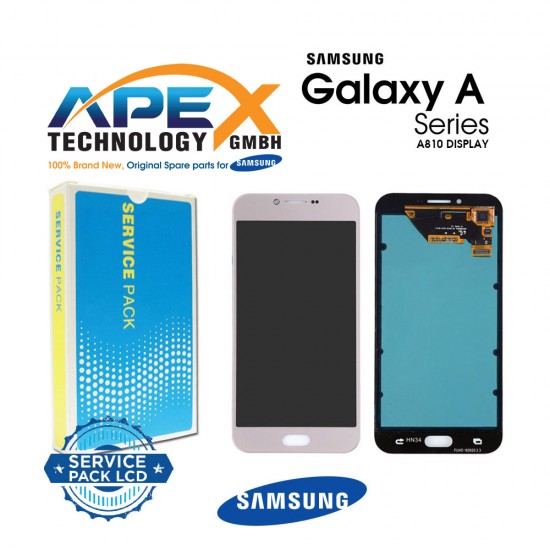 Samsung SM-A810 Galaxy A8 (2016) Display module LCD / Screen + Touch - Pink - GH97-19655B
