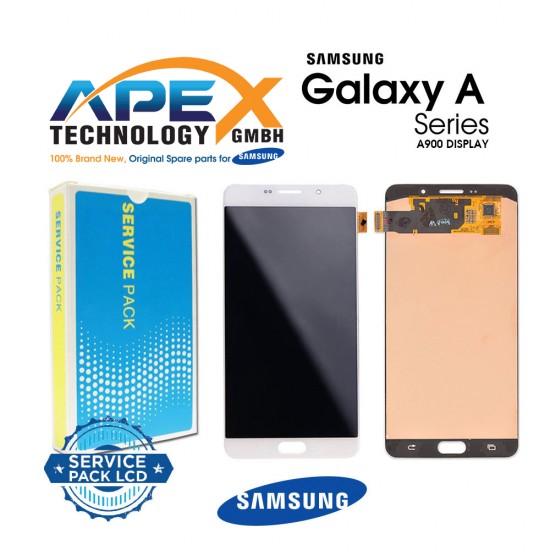 Samsung Galaxy A9 2015 (SM-A900F) Display module LCD / Screen + Touch White GH97-18367B